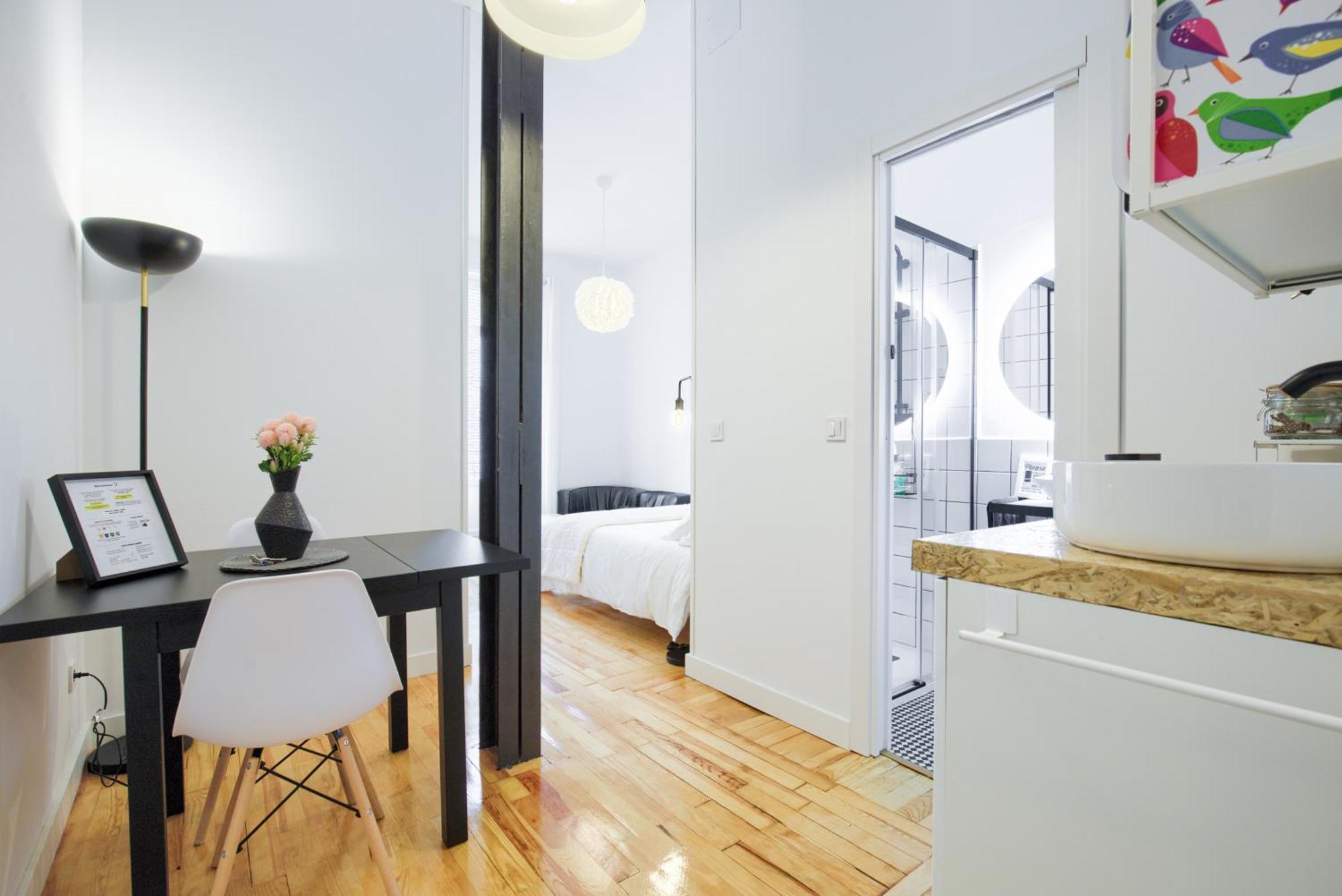 Mezzanine Orange Apartman Madrid Szoba fotó